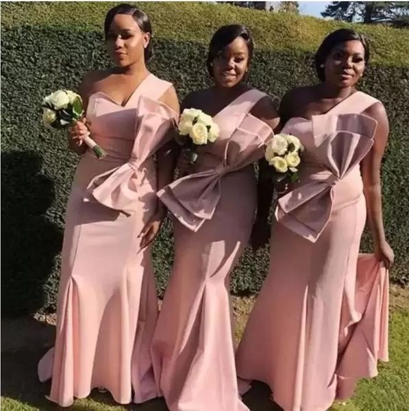 2023 african one shoulder bridesmaid dresses blush pink party gowns with big bow zipper back custom made prom dresses wedding guest party dr, White;pink
2023 african one shoulder bridesmaid dresses blush pink party gowns with big bow zipper back custom made prom dresses wedding guest party dr, White;pink