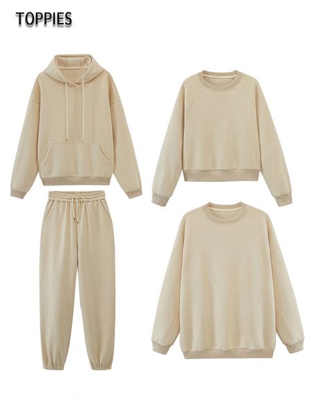 women's two piece pants ie s tracksuits hooded sweatshirts autumn winter fleece oversize hoodies solid pullovers jackets couple 230306, White
women's two piece pants ie s tracksuits hooded sweatshirts autumn winter fleece oversize hoodies solid pullovers jackets couple 230306, White