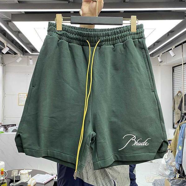 rhude terry elastic waist shorts street summer drawstring embroidered letters trendy men loose sweatpants w2wy m799, White;black
rhude terry elastic waist shorts street summer drawstring embroidered letters trendy men loose sweatpants w2wy m799, White;black