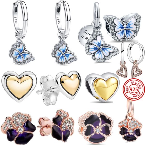 925 silver fit pandora earrings crystal fashion women jewelry gift ear studs butterfly pansy heart drop earrings beads
925 silver fit pandora earrings crystal fashion women jewelry gift ear studs butterfly pansy heart drop earrings beads