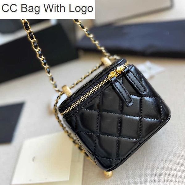 cc handbags womens cowhide vanity box bags double little gold balls metal hardware matelasse chain crossbody shoulder cosmetic case tiny coi, Black
cc handbags womens cowhide vanity box bags double little gold balls metal hardware matelasse chain crossbody shoulder cosmetic case tiny coi, Black