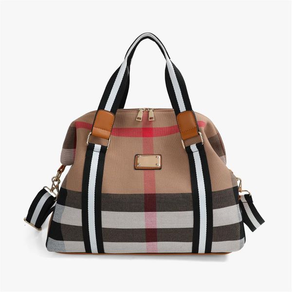 handbag 2021 checked bag large capacity canvas travel single shoulder portable messenger contrast for men and women287b, Black;red
handbag 2021 checked bag large capacity canvas travel single shoulder portable messenger contrast for men and women287b, Black;red