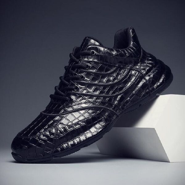 classic men's casual crocodile shoes lace-up luxury handmade men's shoes comfortable outdoor dating dress men's shoes d2a35, Black
classic men's casual crocodile shoes lace-up luxury handmade men's shoes comfortable outdoor dating dress men's shoes d2a35, Black