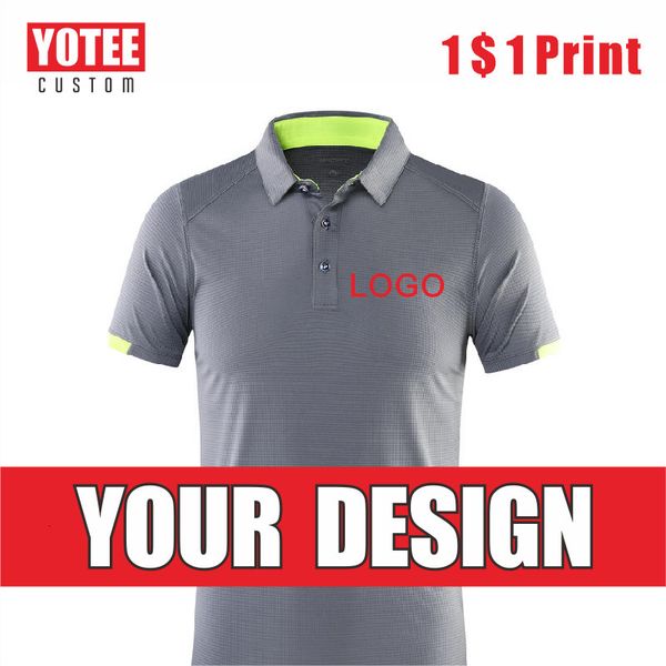 men's polos yotee quick-drying polo shirts polo men custom golf group personal customized embroidery print style 230306, White;black 
men's polos yotee quick-drying polo shirts polo men custom golf group personal customized embroidery print style 230306, White;black