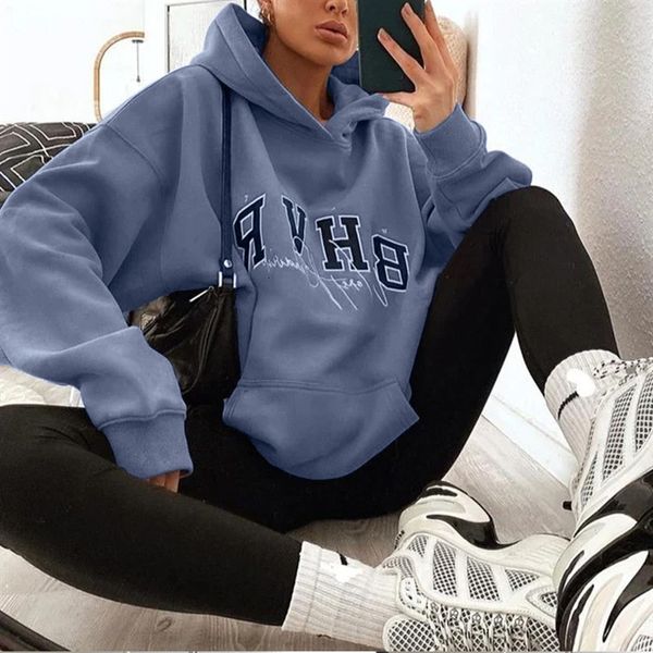 women's hoodies sweatshirt hooded letters print oversize pullovers for girls dropshoulder long sleeve loose casual autumn 230306, Black
women's hoodies sweatshirt hooded letters print oversize pullovers for girls dropshoulder long sleeve loose casual autumn 230306, Black