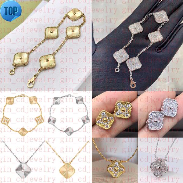 fashion classic lucky clover necklace bracelet stud earrings ladies and girls valentine's day mother's day engagement jewelry van, Silver
fashion classic lucky clover necklace bracelet stud earrings ladies and girls valentine's day mother's day engagement jewelry van, Silver
