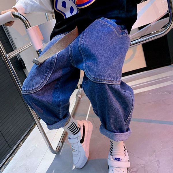 jeans boys' jeans spring / autumn style large children's loose harem pants casual overalls 230306, Blue
jeans boys' jeans spring / autumn style large children's loose harem pants casual overalls 230306, Blue