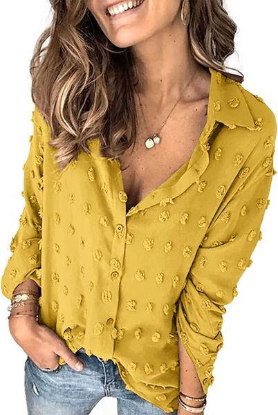 womens blouse silk summer women pompom button down shirt casual blouse size s-2xll89w, White
womens blouse silk summer women pompom button down shirt casual blouse size s-2xll89w, White