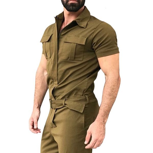 men's tracksuits adisputent cotton blends jumpsuit mens overalls casual notched short sleeve rompers solid overall zipper romper pocket, Gray
men's tracksuits adisputent cotton blends jumpsuit mens overalls casual notched short sleeve rompers solid overall zipper romper pocket, Gray