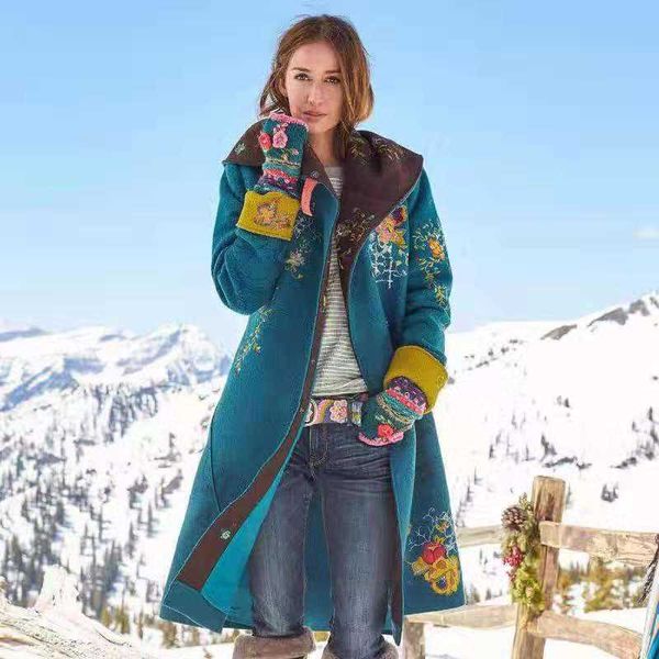 women's wool blends 2023 autumn and winter new women's middle and long printed long-sleeved woolen coat t230303, Black
women's wool blends 2023 autumn and winter new women's middle and long printed long-sleeved woolen coat t230303, Black