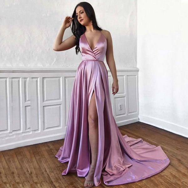 halter neck prom dresses 2023 backless front split satin a line prom party dress vestidos de festa, Black
halter neck prom dresses 2023 backless front split satin a line prom party dress vestidos de festa, Black