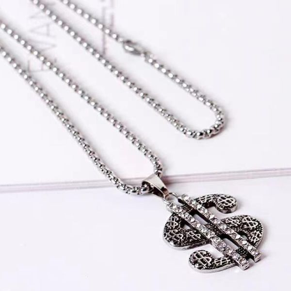 s3482 fashion jewelry vintage us dollar pendant necklace for men women hip-hop necklaces, Silver
s3482 fashion jewelry vintage us dollar pendant necklace for men women hip-hop necklaces, Silver