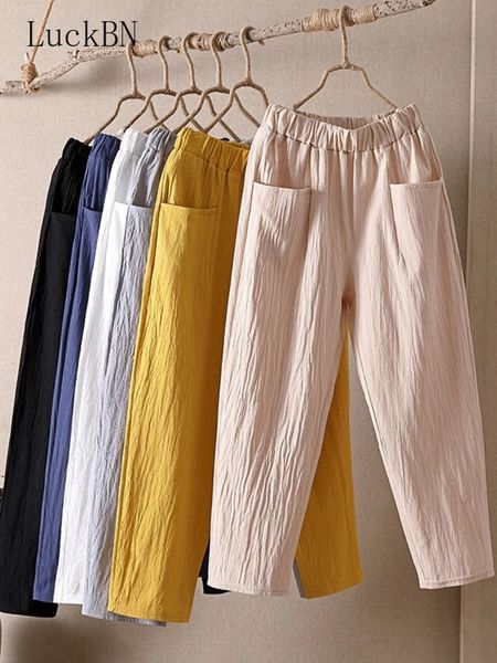 women's pants capris summer fashion cotton linen harem pants women large size 4xl loose high waist elastic ankle-length pants solid lad, Black;white
women's pants capris summer fashion cotton linen harem pants women large size 4xl loose high waist elastic ankle-length pants solid lad, Black;white