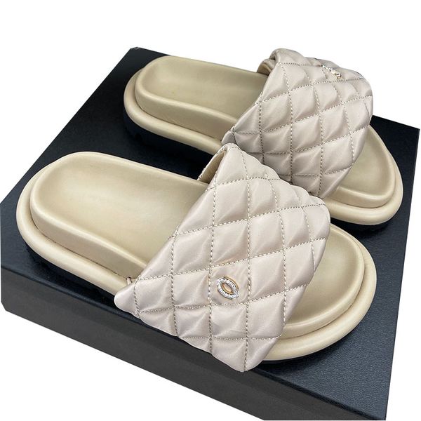 designer womens platform flat heels slippers bread lazy sandals matelasse quilted texture slide designer adjustable mule lady classic pink f, Black
designer womens platform flat heels slippers bread lazy sandals matelasse quilted texture slide designer adjustable mule lady classic pink f, Black
