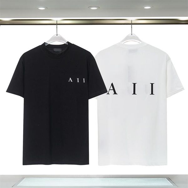 2023 spring and summer new men's casual letter printed short sleeve t-shirt breathable pure cotton men's and women's clothing, White;black
2023 spring and summer new men's casual letter printed short sleeve t-shirt breathable pure cotton men's and women's clothing, White;black