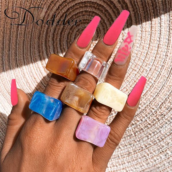 cluster rings transparent geometric square acrylic resin rings set for women irregular marble pattern colorful rings 2021 trend party jewelr, Golden;silver
cluster rings transparent geometric square acrylic resin rings set for women irregular marble pattern colorful rings 2021 trend party jewelr, Golden;silver
