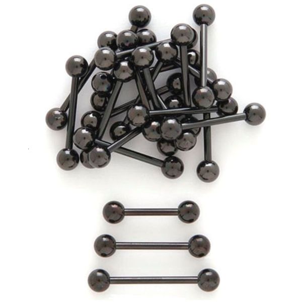 ear cuff 50pcs body jewelryall black tongue ring bar bells 14g16mm nipple piercing jewelry straight bells 230303, Silver
ear cuff 50pcs body jewelryall black tongue ring bar bells 14g16mm nipple piercing jewelry straight bells 230303, Silver