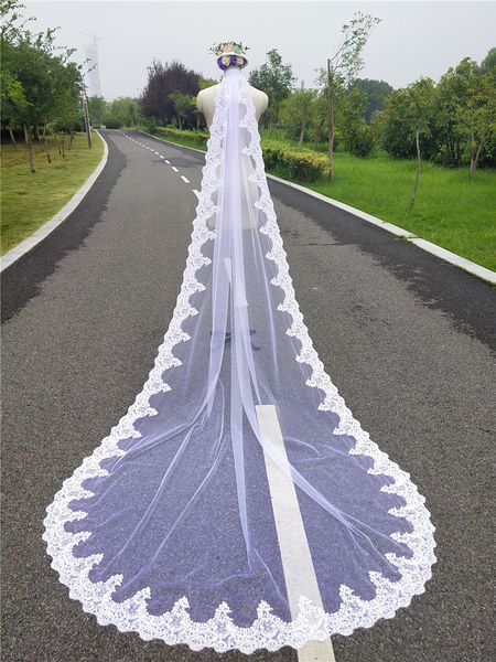 real picture bridal velos de novia wedding lace veils womens 3 meters 1 layers applique lace bridal wedding veils with comb bridal veils, Black
real picture bridal velos de novia wedding lace veils womens 3 meters 1 layers applique lace bridal wedding veils with comb bridal veils, Black