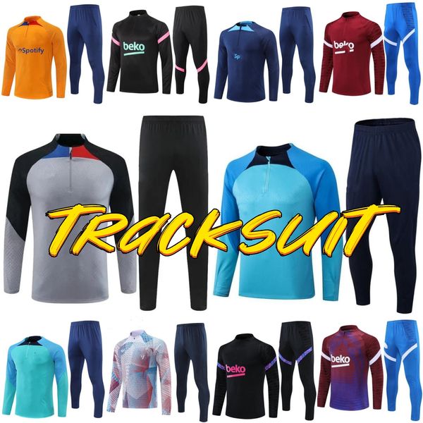 21 22 23 barca tracksuits soccer jerseys ansu fati lewandowski pedri gavi long sleeves training suit soccer sets chandal futbol foot survete, Black
21 22 23 barca tracksuits soccer jerseys ansu fati lewandowski pedri gavi long sleeves training suit soccer sets chandal futbol foot survete, Black