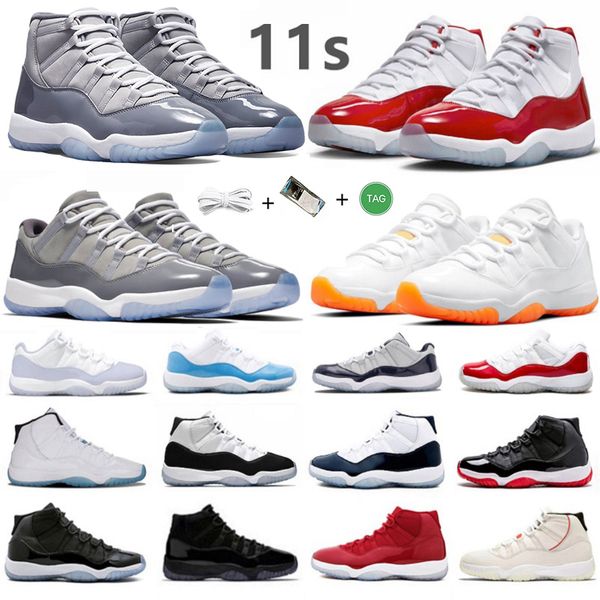 2023 11 11s mens basketball shoes cherry midnight navy cool grey pure violet citrus gym gamma unc blue bred cap gown concord space jam men w
2023 11 11s mens basketball shoes cherry midnight navy cool grey pure violet citrus gym gamma unc blue bred cap gown concord space jam men w