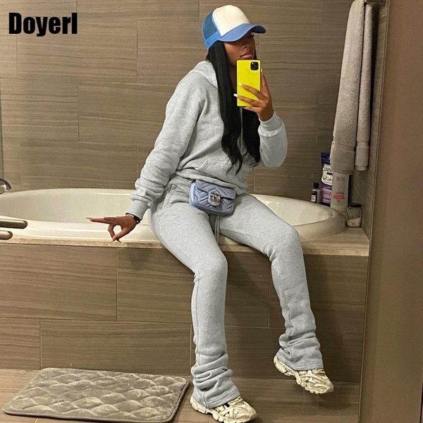 women s two piece pants grey hoodie tracksuit set winter thick sweatshirts and stacked sweatpants jogger sport sweatsuits for 230303, White
women s two piece pants grey hoodie tracksuit set winter thick sweatshirts and stacked sweatpants jogger sport sweatsuits for 230303, White