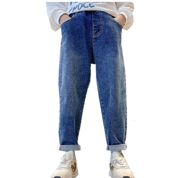 jeans denim pencil pants for kids boys autumn children casual solid color elastic waist for teenage boy 5 to 14years 230306, Blue
jeans denim pencil pants for kids boys autumn children casual solid color elastic waist for teenage boy 5 to 14years 230306, Blue