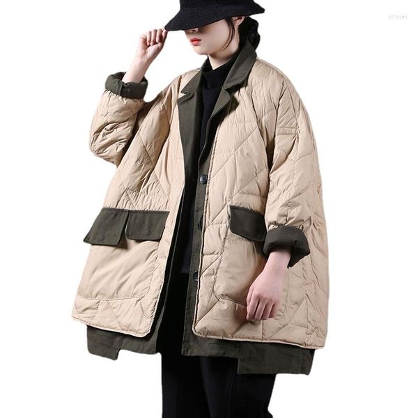 women's jackets women's suit collar imitation two-piece set jean ing down jacket 2023 autumn/winter long white duck loose, Black;brown
women's jackets women's suit collar imitation two-piece set jean ing down jacket 2023 autumn/winter long white duck loose, Black;brown