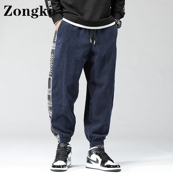 men's pants zongke ankle-length corduroy harem men trousers big size korean style man 5xl spring arrivals 230306, Black
men's pants zongke ankle-length corduroy harem men trousers big size korean style man 5xl spring arrivals 230306, Black