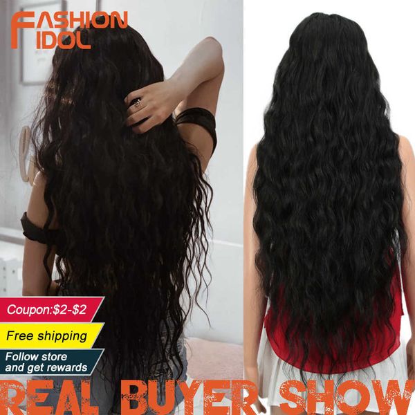 synthetic wigs lace wig synthetic loose wave hair black 38 inch ombre blonde deep super long wavy s for women 230227
synthetic wigs lace wig synthetic loose wave hair black 38 inch ombre blonde deep super long wavy s for women 230227