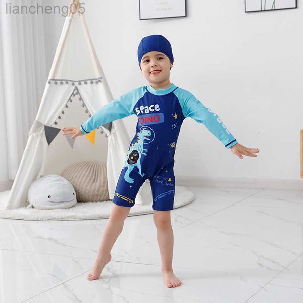 one-pieces 2-8 y one piece boy swimsuit with hat 2022 new dinosaur print sunscreen surfing suit kids swimwear bikini children beachwear w031, Black
one-pieces 2-8 y one piece boy swimsuit with hat 2022 new dinosaur print sunscreen surfing suit kids swimwear bikini children beachwear w031, Black