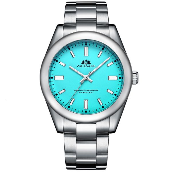 wristwatches men automatic self wind mechanical stainless steel luxury red yellow sky blue green colorful rainbow dial 41mm fashion watch 23, Slivery;brown
wristwatches men automatic self wind mechanical stainless steel luxury red yellow sky blue green colorful rainbow dial 41mm fashion watch 23, Slivery;brown