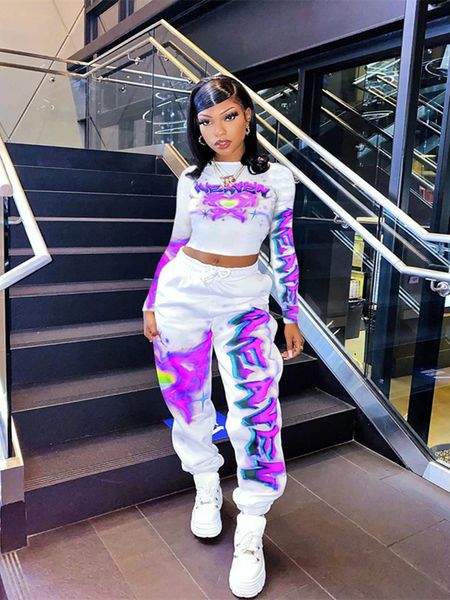 women's two piece pants 2 outfit for women set casual sweat suit crop sweatpant joggers tracksuit fall clothes wholesale dropshpping 23, White
women's two piece pants 2 outfit for women set casual sweat suit crop sweatpant joggers tracksuit fall clothes wholesale dropshpping 23, White