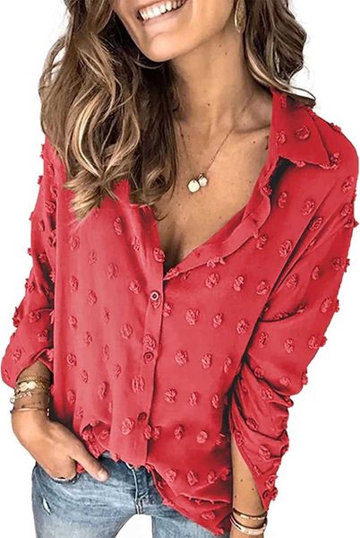womens blouse silk summer women pompom button down shirt casual blouse size s-2xluzpk, White
womens blouse silk summer women pompom button down shirt casual blouse size s-2xluzpk, White