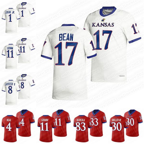 2023 college kansas jayhawks football jersey kwamie lassiter ii 1 kenny logan jr. devin neal jason bean luke grimm ethan vasko jalon daniels, Black
2023 college kansas jayhawks football jersey kwamie lassiter ii 1 kenny logan jr. devin neal jason bean luke grimm ethan vasko jalon daniels, Black