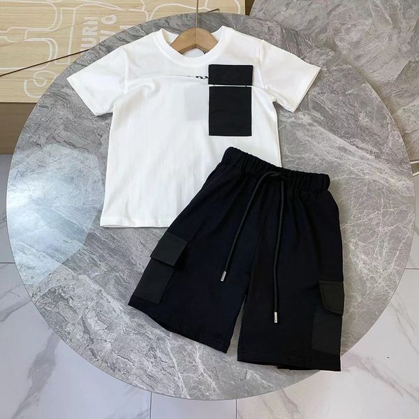 2023 summer new boys clothing sets silver triangle two-piece casual t-shirt short sleeve cotton 2-piece pants street style suit kids clothin, White
2023 summer new boys clothing sets silver triangle two-piece casual t-shirt short sleeve cotton 2-piece pants street style suit kids clothin, White