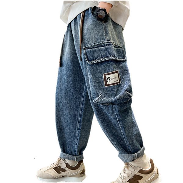 jeans spring autumn kids casual cargo pants for big boy child fashion vintage trousers cotton sweatpants teenage boys jeans 14 to 5yrs 23030, Blue
jeans spring autumn kids casual cargo pants for big boy child fashion vintage trousers cotton sweatpants teenage boys jeans 14 to 5yrs 23030, Blue