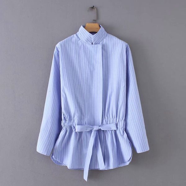 women's blouses shirts women vintage stand collar striped bow tie drawstring casual smock blouses shirts women chic kimono blusas femin, White
women's blouses shirts women vintage stand collar striped bow tie drawstring casual smock blouses shirts women chic kimono blusas femin, White