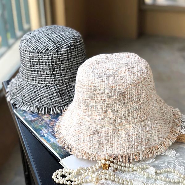 wide brim hats bucket ladies classic fisherman hat spring and summer small fragrant wind fringed basin elegant travel wild flat sun cap 2303, Blue;gray
wide brim hats bucket ladies classic fisherman hat spring and summer small fragrant wind fringed basin elegant travel wild flat sun cap 2303, Blue;gray