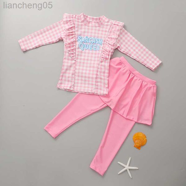 one-pieces 2023 new girls' clothes long sleeves long pants beach sunscreen quick-drying medium and older children's split swimsuit, Black
one-pieces 2023 new girls' clothes long sleeves long pants beach sunscreen quick-drying medium and older children's split swimsuit, Black