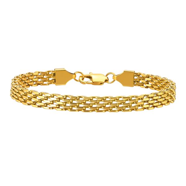 titanium steel mesh braided chain bracelet simple metal chain 18k gold neutral style hand accessories, Black
titanium steel mesh braided chain bracelet simple metal chain 18k gold neutral style hand accessories, Black