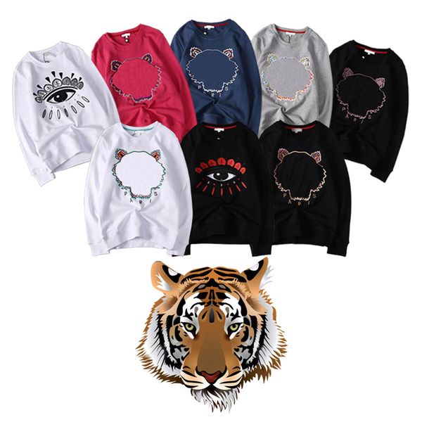 men designer embroidery with tiger head hoodies mens pullover womens maglione hoody round neck casual loose jumper sweatshirt, Black
men designer embroidery with tiger head hoodies mens pullover womens maglione hoody round neck casual loose jumper sweatshirt, Black