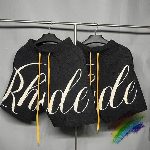 rhude shorts men women 1 1 quality drawstring jacquard yellow knit breeches f2sh uh1t, White;black
rhude shorts men women 1 1 quality drawstring jacquard yellow knit breeches f2sh uh1t, White;black