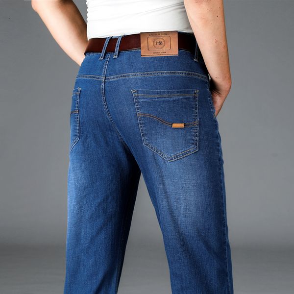 men's jeans classic brand men thin black spring summer business straight loose stretch pants autumn male slim denim trousers 230306, Blue
men's jeans classic brand men thin black spring summer business straight loose stretch pants autumn male slim denim trousers 230306, Blue