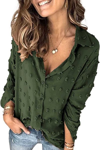 womens blouse silk summer women pompom button down shirt casual blouse size s-2xlahxd, White
womens blouse silk summer women pompom button down shirt casual blouse size s-2xlahxd, White