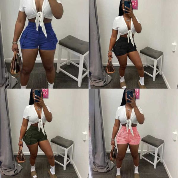 women casual shorts designer pants summer street pat straight barrel high waist thin work shorts, White;black
women casual shorts designer pants summer street pat straight barrel high waist thin work shorts, White;black