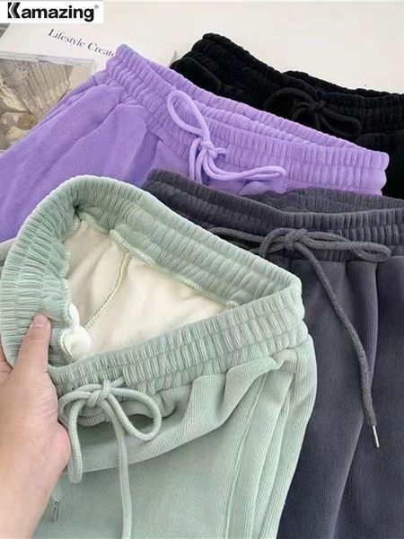 women's pants capris autumn winter women casual sports pants fashion fleece warm sweatpants baggy thick joggers trousers female sportin, Black;white
women's pants capris autumn winter women casual sports pants fashion fleece warm sweatpants baggy thick joggers trousers female sportin, Black;white
