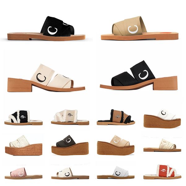 2023 new woody flat sandals womens luxe slippers woodys mules designer sandales slipper sliders black white and pink wine red beige summer b
2023 new woody flat sandals womens luxe slippers woodys mules designer sandales slipper sliders black white and pink wine red beige summer b