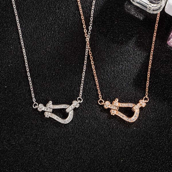 s925 sterling silver horseshoe button necklace, the original button full of diamond micro-inlay light luxury personality all-female internet
s925 sterling silver horseshoe button necklace, the original button full of diamond micro-inlay light luxury personality all-female internet