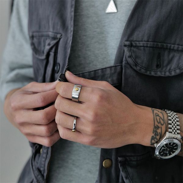 japanese street tidy man titanium steel ring colorless cross glossy thick hip-hop fashion boys jewelry accessories matching rings, Silver
japanese street tidy man titanium steel ring colorless cross glossy thick hip-hop fashion boys jewelry accessories matching rings, Silver