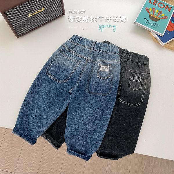 jeans 2-8 years old early spring the latest children's trend gradual color changing jeans boys handsome letter label trousers 230306, Blue
jeans 2-8 years old early spring the latest children's trend gradual color changing jeans boys handsome letter label trousers 230306, Blue